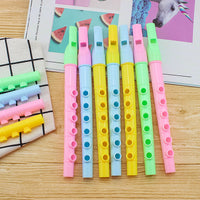 21cm Large 6-Hole Recorder for Kids, Educational Musical Instrument, Plastic Flute for Students