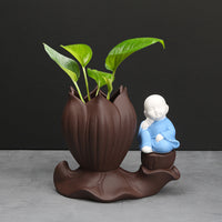Creative Living Room Succulent Planter Hydroponic Pot Home Decor Zisha Teaware Vessel