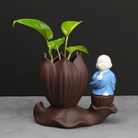 Creative Living Room Succulent Planter Hydroponic Pot Home Decor Zisha Teaware Vessel
