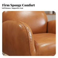 Single-Person Lazy Sofa Light Luxury Design Upholstered Armchair Space-Saving Ergonomic Comfort for Homeowners, Balcony, Bedroom