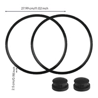 4 Pieces Cooking Pot Sealing Gasket Heat-Resistant Overpressure Plug