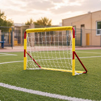 Soccer Goal Rectangular Frame Outdoor Soccer Goal White Netting