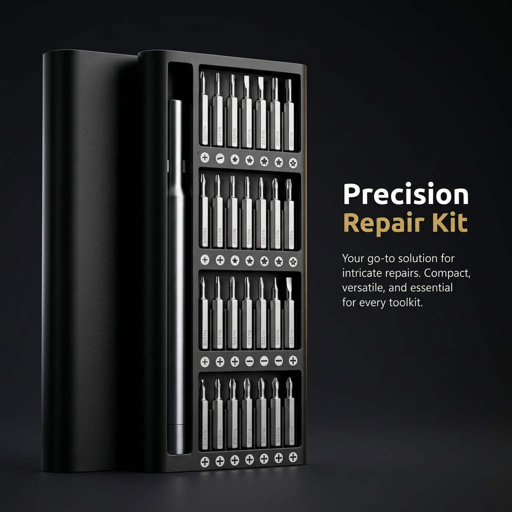 115 in 1 Precision Screwdriver Set Repair Tool Kit for Electronics, smartphone portable computer Tablet PC, Phillips Bits with Case