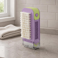 Laundry Soap Brush Box 2-in-1 Soap Brush Box Drainage Design