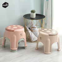 Cute Ladybug Plastic Stool for Kids & Adults - Thickened Non-Slip Bathroom & Fishing Stool