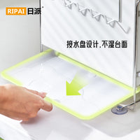 Kitchen Knife Holder Organizer with Chopstick Rest and Cutting Board Slot