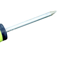 Soccer Training Slalom Poles with Ground Spikes - 2-Section Thickened Obstacle Markers