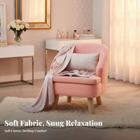 Space-Efficient Upholstered Armchair Space-Saving Single Sofa Removable and Cleanable Cover Minimalist Design for Renters