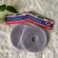 Double-Sided Adhesive Hook and Loop Fastener Tape for Curtains & Cable Management