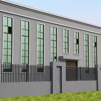 BoDun Anti-Climb Zinc Steel Garden Fence for Yard and Factory Perimeter Security