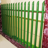 BoDun Anti-Climb Zinc Steel Garden Fence for Yard and Factory Perimeter Security