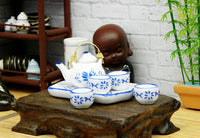 1:12 Scale Miniature Ceramic Tea Set for Dollhouse Kitchen