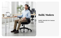 Ergonomic Mesh spinal Chair Thick Padded Seat Workplace Seating for Remote Workers