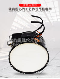 韵维派伦（YWPL)行进背架大军鼓22 24 25 26寸打击乐器洋鼓黑色