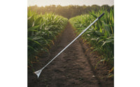 Adjustable Length doubleHead Field Cutter Crescent-Shaped Telescopic Crop Cutter Pointed Blades Corn Cutting Tool Slim Shaft for Farmers