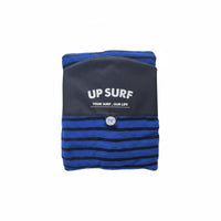 Surfboard Sock Prevents Surfing Sealant Mess Striped Surfboard Sleeve Internal Storage Pocket Stretch Board Sock for Travel