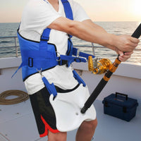 Boat Fishing Belt Set Stable Support Deep Sea Fishing Harness Adjustable Waist Strap Outdoor Gear for Fishermen, Anglers