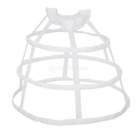 Layered Ruffle Birdcage Crinoline Petticoat for Cosplay, Lolita Dress