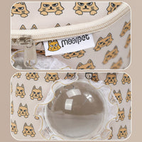 Pet Carrier Small Pet Bag with Circular Window, Portable Pet Bag with Shoulder Strap, Breathable Pet Carrier for Outdoor Travel and Small Pets