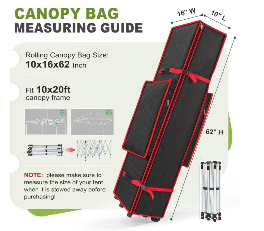 Waterproof Wheeled Camping Tent Storage Bag