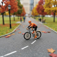 1/64 Cyclist Model Decorative Cyclist Decoration Imaginative Play
