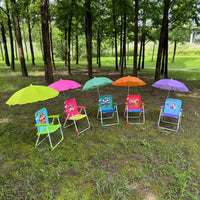 Foldable Children's Beach Chair with Umbrella