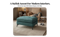 Low Upholstered Sitting Pier Multi-Functional Footrest adaptable for Living Room