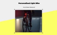 Brake tail light, waterproof, USB-C.