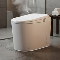 Water Saving Smart Toilet Heated Seat Intelligent Toilet Auto Flush Self-Cleaning Nozzle for People with Disabilities, Apartments