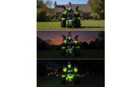 Outdoor Three Witches Around Bubbling Pot Inflatable Inflate Three-Witch Inflatable Lighted Halloween Decoration Built-in LED for Yard, Lawn, Garden