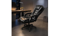 Reclining Office Chair Headrest Reclining Desk Chair Armrests for Home