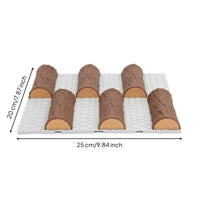 RC Crawler Obstacle Module Wood Grain RC Crawler Terrain Obstacle Expandable Toy for Garage