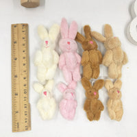 Long-haired Jointed Rabbit Plush Doll for Gifts and Decorations