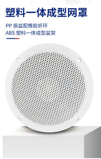 游艇5.25寸防水高音喇叭房车改装防潮扬声器船用全频喇叭