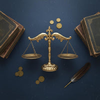 Justice Scale Decor Desk Display Decorative Scale Gold Color for Wedding