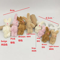 Long-haired Jointed Rabbit Plush Doll for Gifts and Decorations