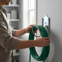 Garden Hose Hanger Easy to Install Hose Hanger Wall Mount Heavy Duty for Garage