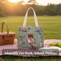 Insulated Bento bag Portable Insulated Tote Reusable for Work, Women, Adults