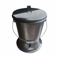 Briquettes Extinguishing Bucket Sealed Lid Airtight Briquettes Bucket Heavy Duty for Grill Establishment Owners, Restaurant