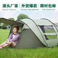 Automatic Pop-Up Camping Tent for Outdoor Travel and Sun Protection