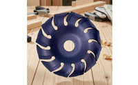 Angle Grinder Wood Carving Disc Dark Blue Wood Shaping Disc Versatile Use