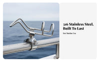 Stainless Steel Trolling Rod Holder Stainless Steel Boat Rod Holder Boating Accessory Rust Resistant
