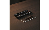 2 Pieces RC Car Drive Shafts Steel Model Car Drive Shaft Black Driveshafts