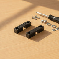 2 Pieces Sunroof Lock Clamp Plate Screw-Mount Sunroof Latch Clamp Plate Rectangular Hardware for Home Mechanics, Mechanics, Vehicle Maintenance