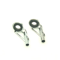 Fishing Rod Tip Guides with Box, DIY Rod Building Repair Kit, Stainless Steel Ceramic Eyelets for Spinning Casting Rods