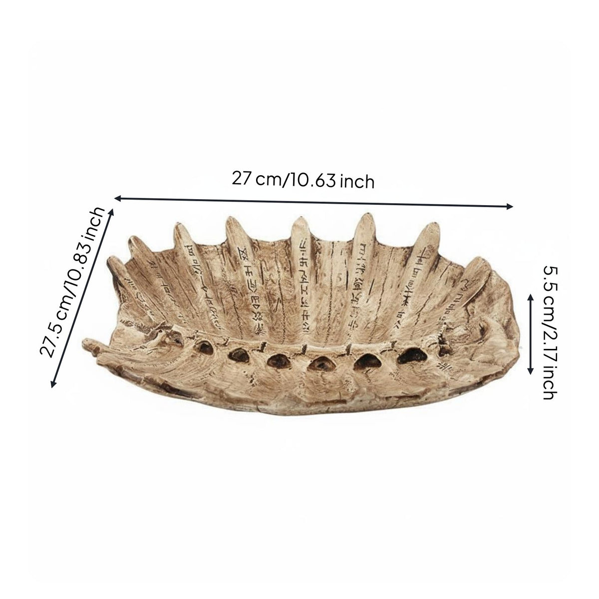 Decorative Shell-Shaped Fruit Tray Unique Design Fruit Tray Multi-Use Home Decor
