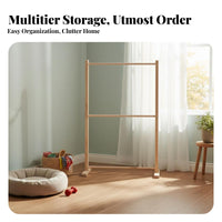 Miniature Pet Wardrobe Floor-Standing Design Garment Rack Minimalist aesthetic