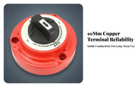 Flame-Retardant Housing Double-Pole Switch Disconnect Switch 12V 24V Mounting Holes
