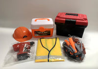 Children's Toolbox Set - Pretend Play Repair Tools with Toy Drill and Screwdriver