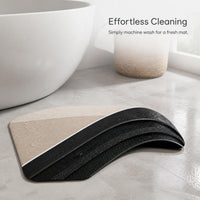 Cartoon Diatomaceous Earth Bath Mat - Non-Slip, Super Absorbent, Quick Dry Floor Mat for Bathroom & Toilet